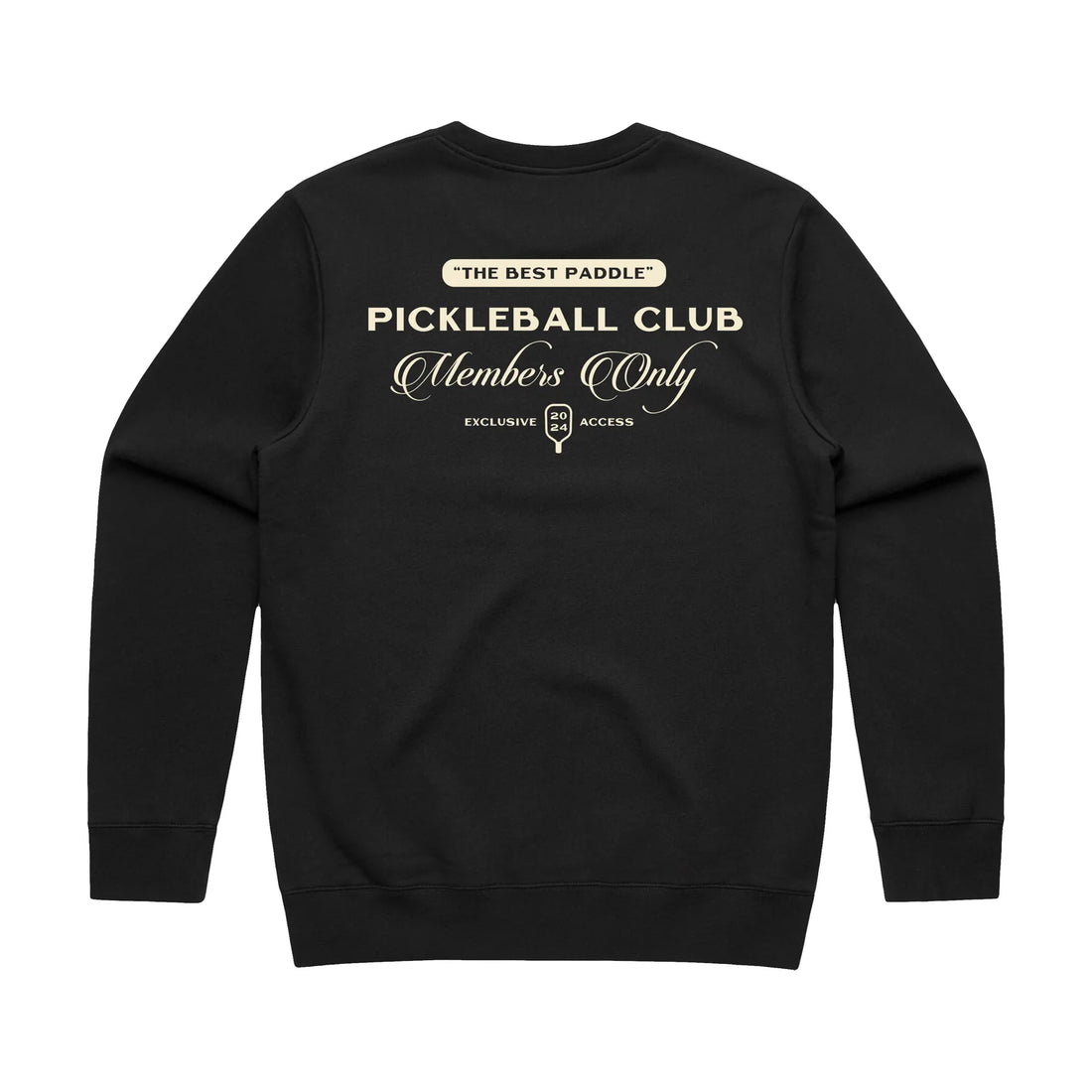Pickleball Club Members Only Crew Neck Sweatshirt